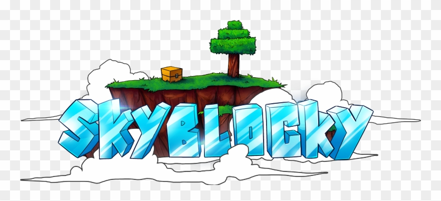Skyblocky Boasts That It Has The Largest Playerbase - Minecraft Clipart
