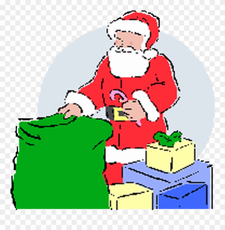 Santa Clipart Secret Shop - Gifts - Png Download