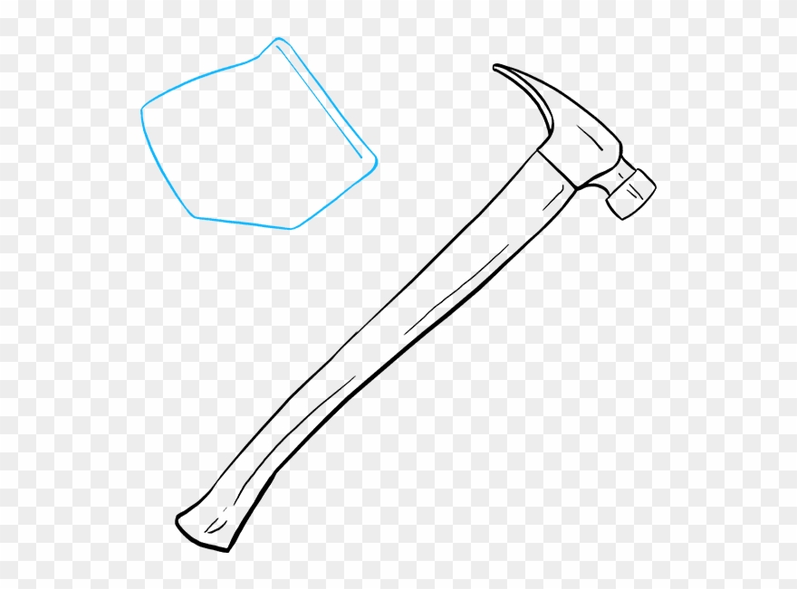 How To Draw Hammer And Saw - Drawing Clipart