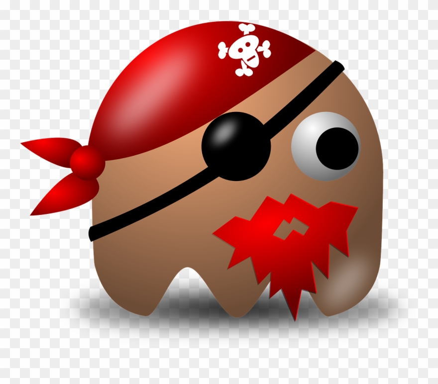 Pirate Pacman Pac-man Cartoon Png Image - Pirates Kartun Clipart