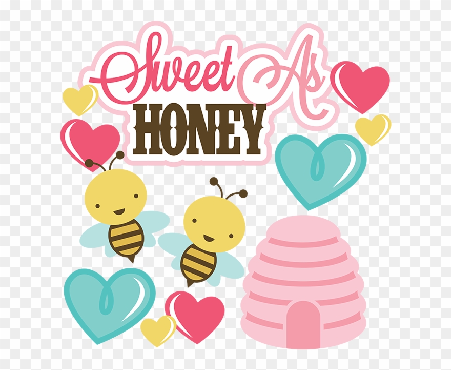 Sweet As Honey Svg File For Scrapbooking Cardmaking - Svg Files Honey Word Clipart