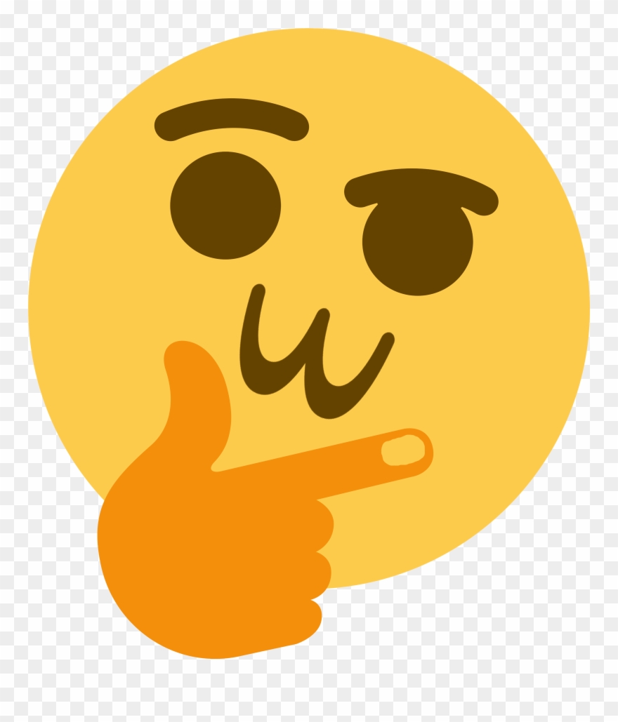 Whatist Wotm8 Thinking Discord Emoji - Thinking Emoji Animated Clipart