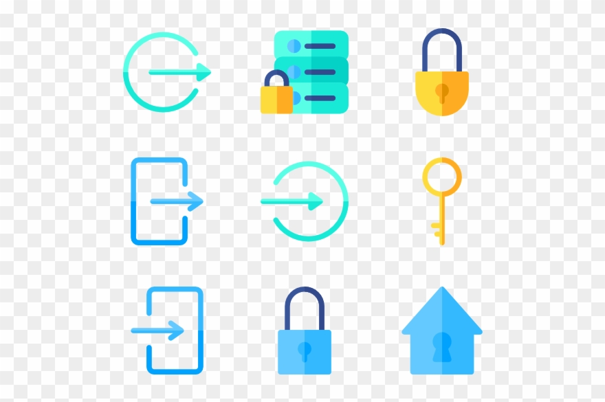 Icon Packs Vector Svg Psd Png - Lock And Key Clipart