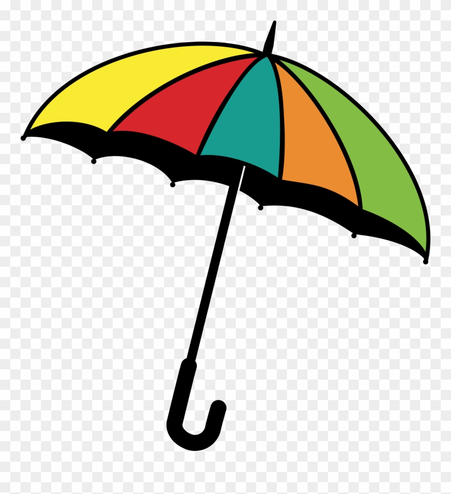 Baby Umbrella Clip Art - Umbrella - Png Download