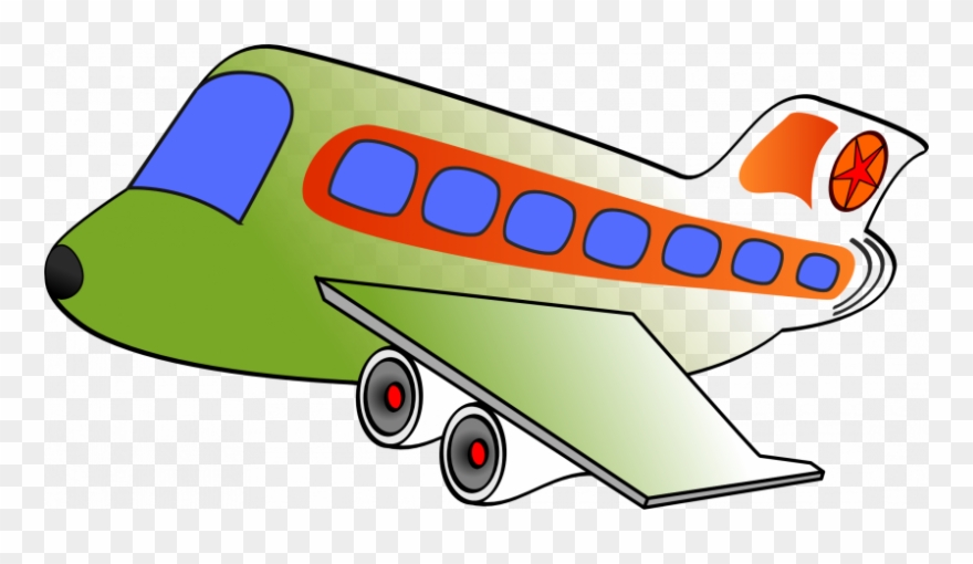 Funny Airplane Jokingart Com - Airplane Clipart Big Windows - Png Download