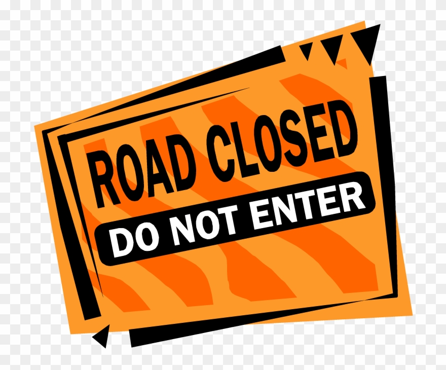 Thursday Morning Road Closures In Northern Oklahoma Clipart