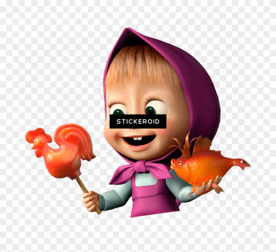 Plastic Worm Fishing Bait - Masha And The Bear Clipart