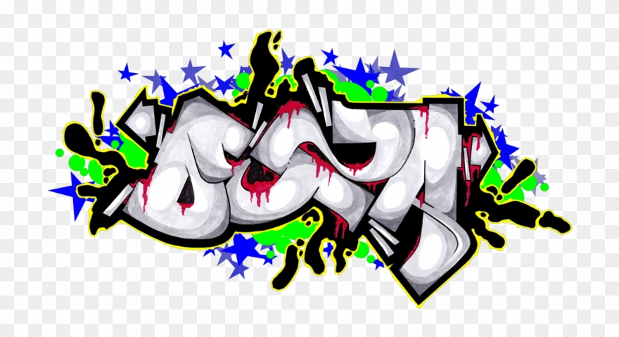 Clip Art Cool Art Design Alphabet - Graffiti Art - Png Download
