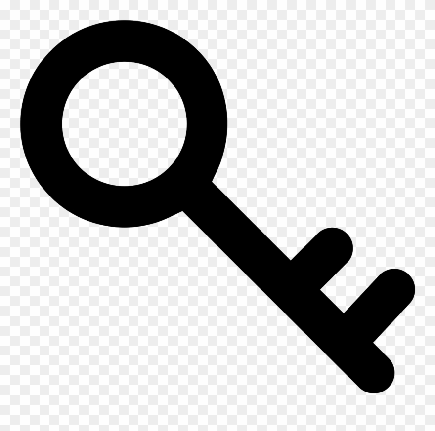Key 2 Icon - Get Security Feeling Icon Clipart