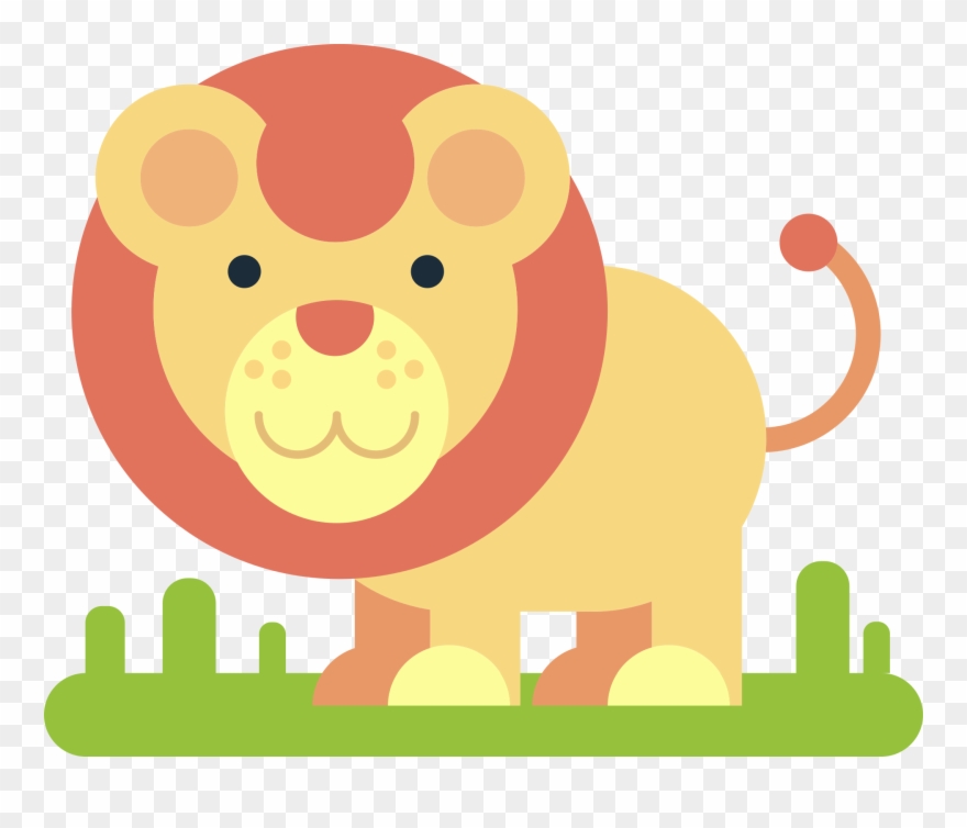 Hard - Comic Lion Clipart