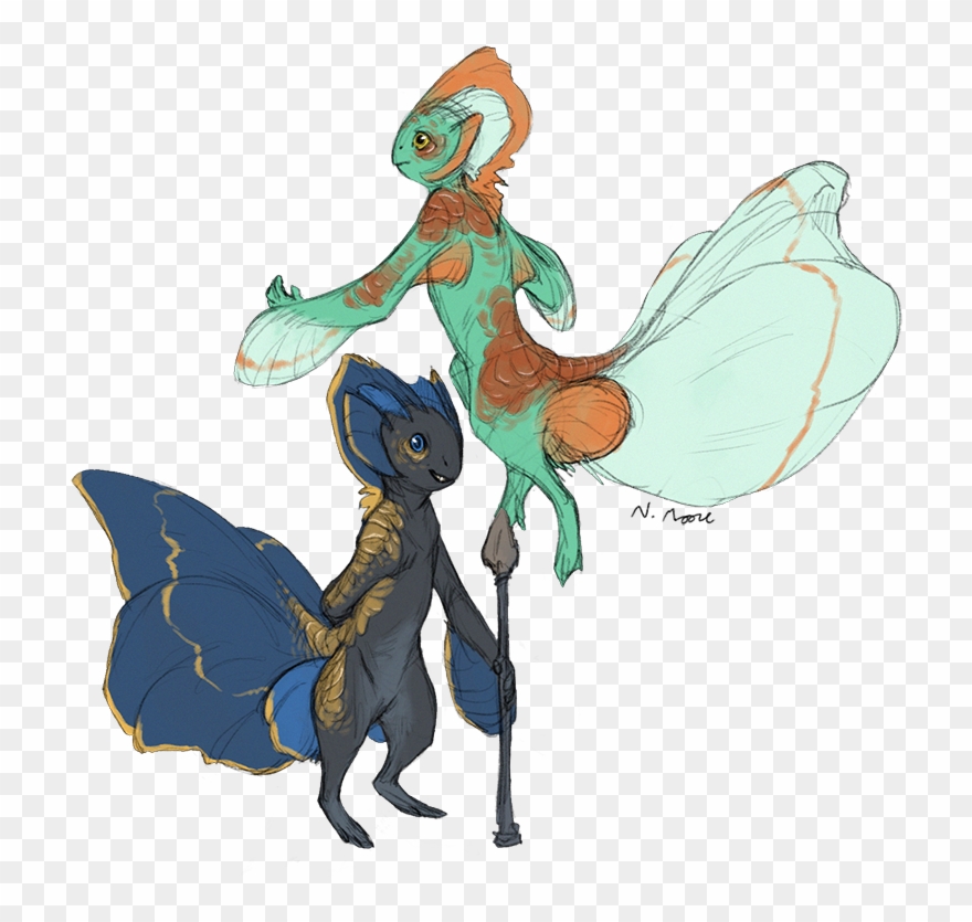 Fish Folk - Cartoon Clipart