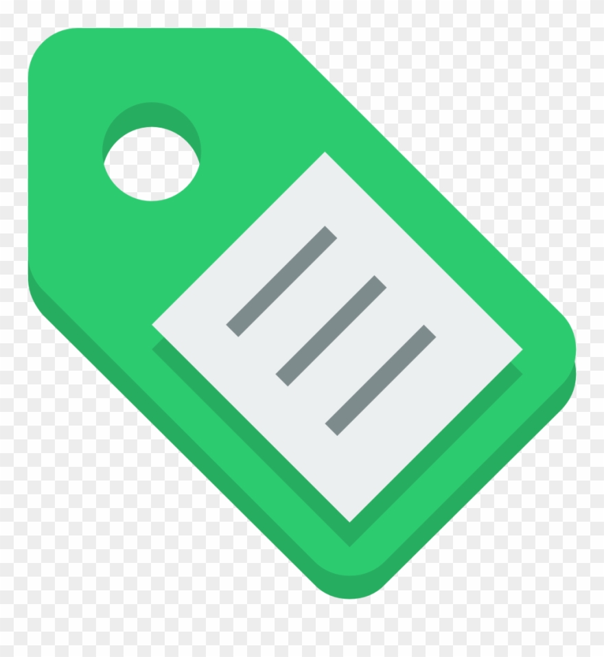 Price Tag Icon - Discount Icon Flat Clipart