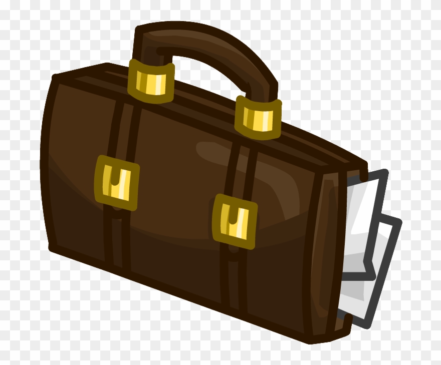 Clip Royalty Free Stock Brief Case Club Penguin Wiki - Club Penguin Briefcase - Png Download