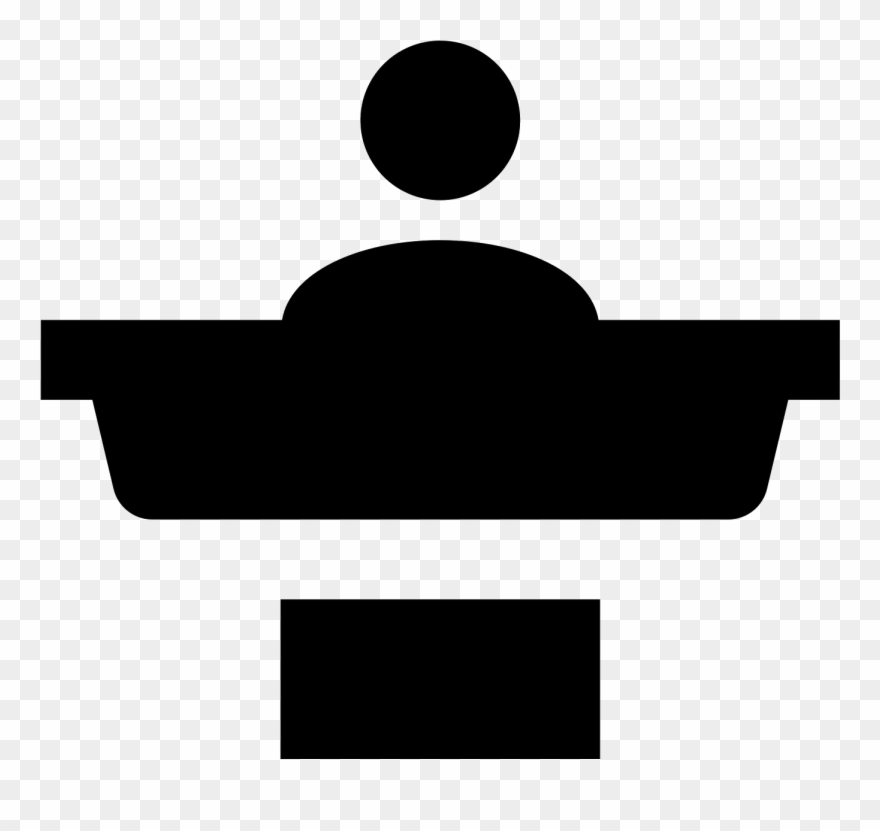 The Icon Shows A Man Standing At A Podium - Icon Clipart