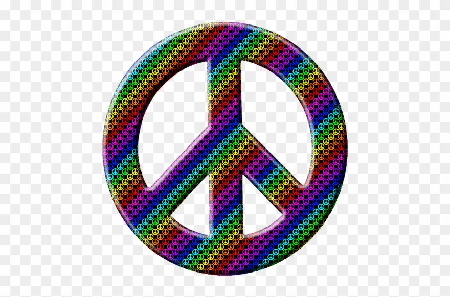 Treble Clef Peace Sign 8, Buy Clip Art - Png Download