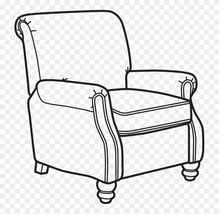 Bay Bridge Fabric Power High-leg Recliner Without Nailhead - Draw A Recliner Chair Easy Clipart