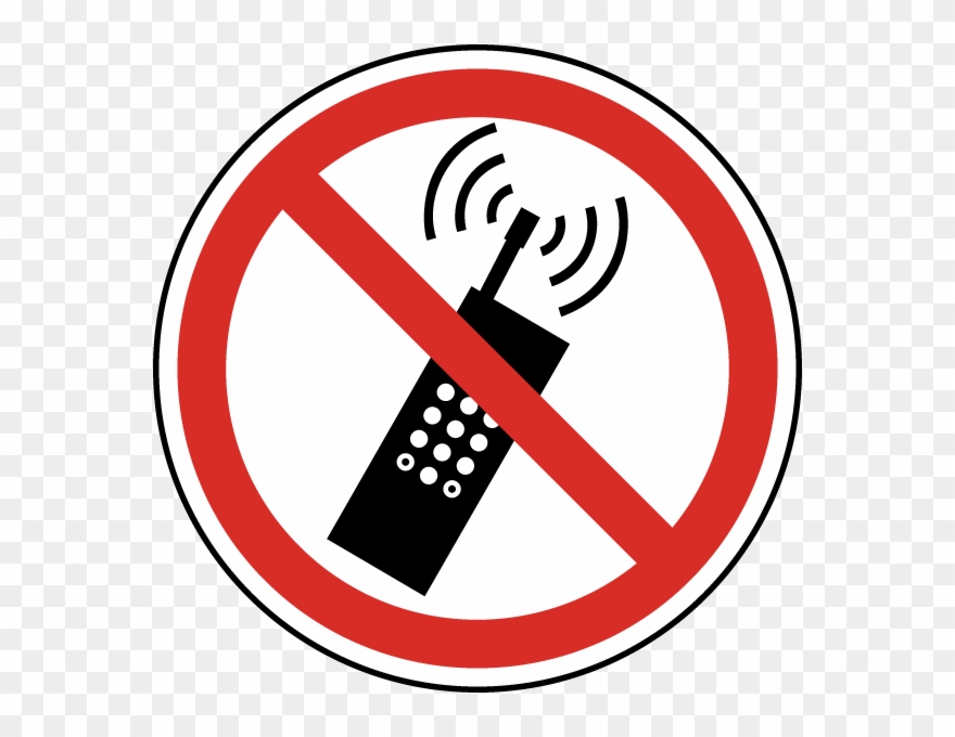 Phones Prohibited Label J - Switch Off Mobile Sign Clipart