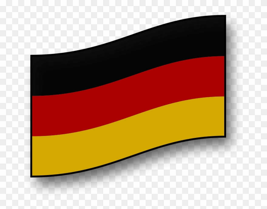 Bandera De Alemania Ondeada Clipart