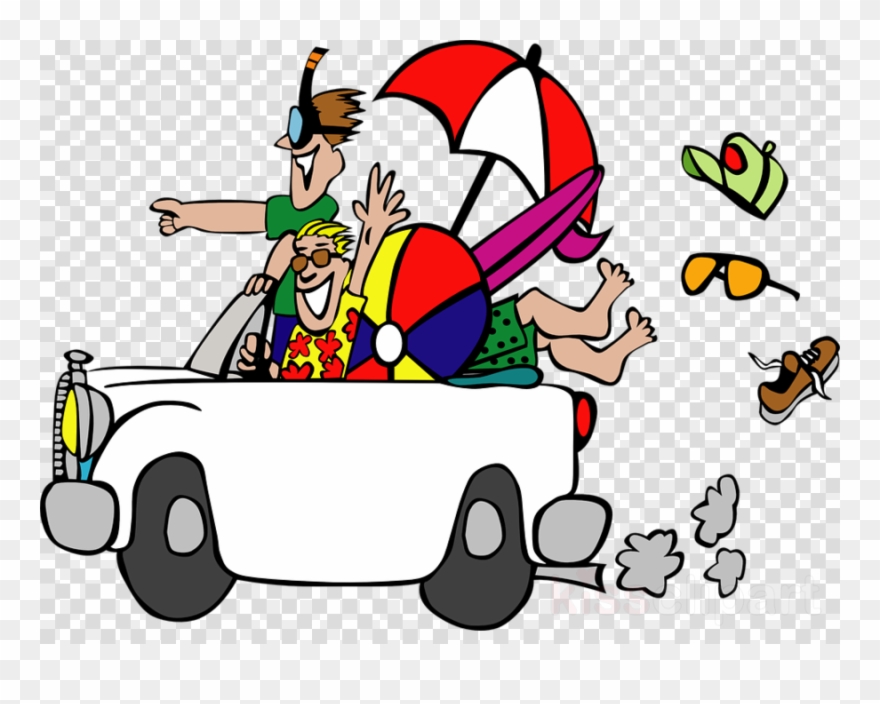 3drose Db 157501 1 Happy Retirement With Car Full Clipart - Travel And Adventure Cartoon - Png Download
