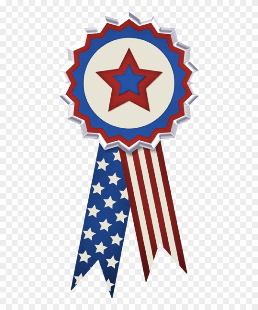 Free Png Usa Flag Ribbon Decorpicture Png Images Transparent - 4th Of July Ribbon Clipart