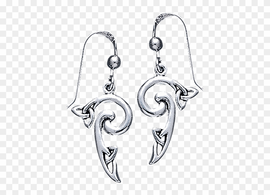 White Bronze Celtic Knot - Drawing Clipart