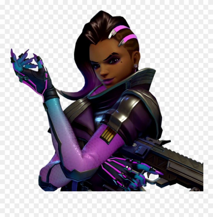 Related Wallpapers - Sombra Overwatch Png Clipart
