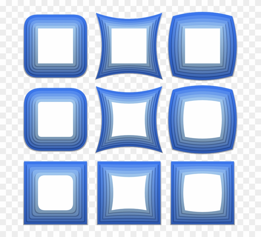 Blue Border 6, Buy Clip Art - Png Download