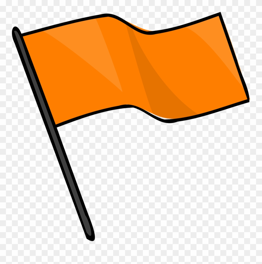 Clip Art Orange Flag Png Download (1732717) PinClipart