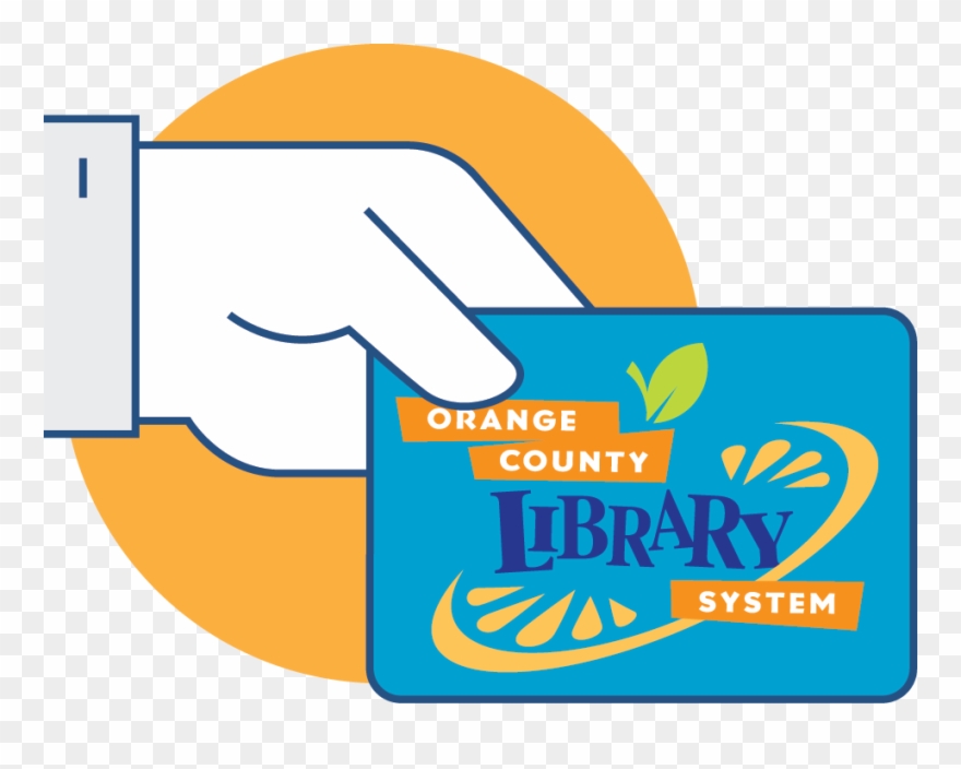 Ocls Library Card - Orange County Library System Clipart