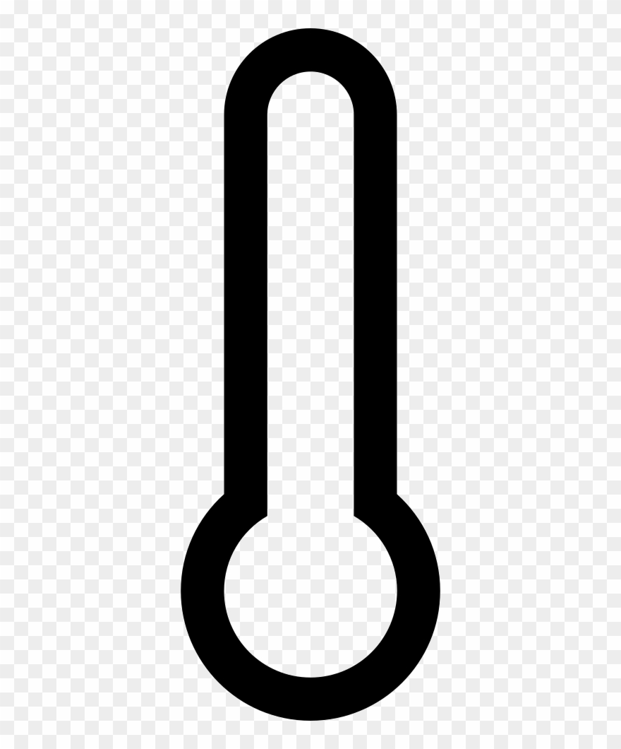 Empty Thermometer Comments - Empty Thermometer Icon Clipart