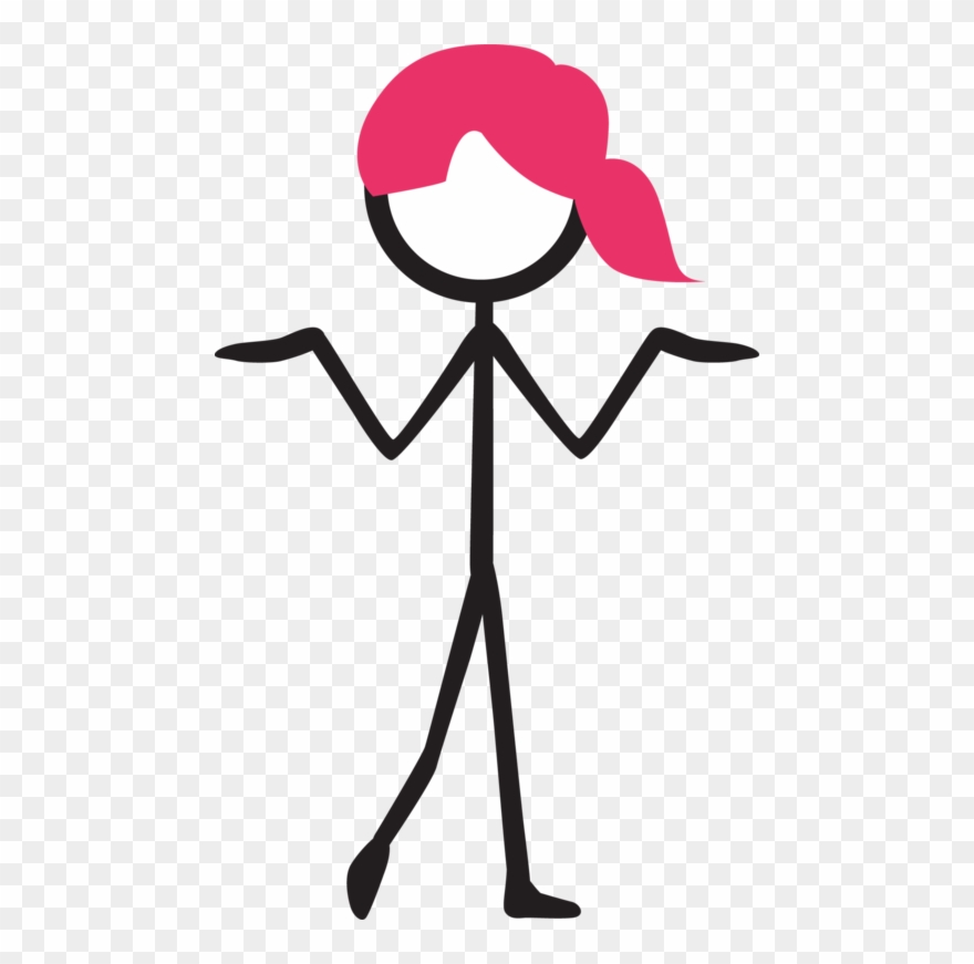 Stick Figures - Stick Cartoon Characters Transparent Clipart