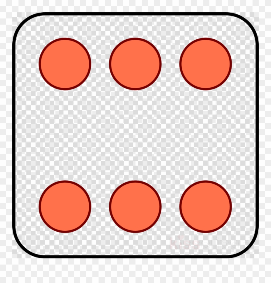 Dice 6 Clipart Dice Clip Art - Dice1 Png Transparent Png