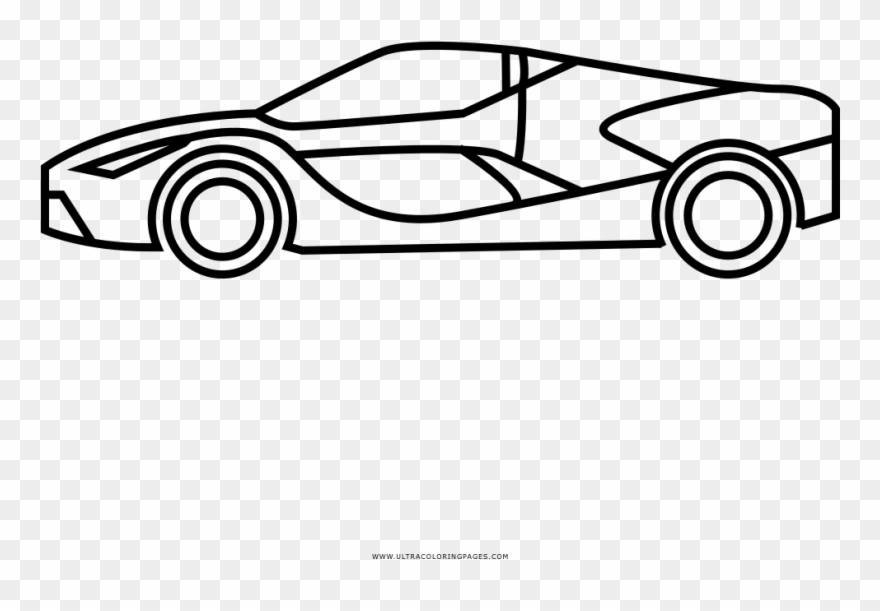 Coloring Page Ultra Pages - Ferrari Dibujo Clipart