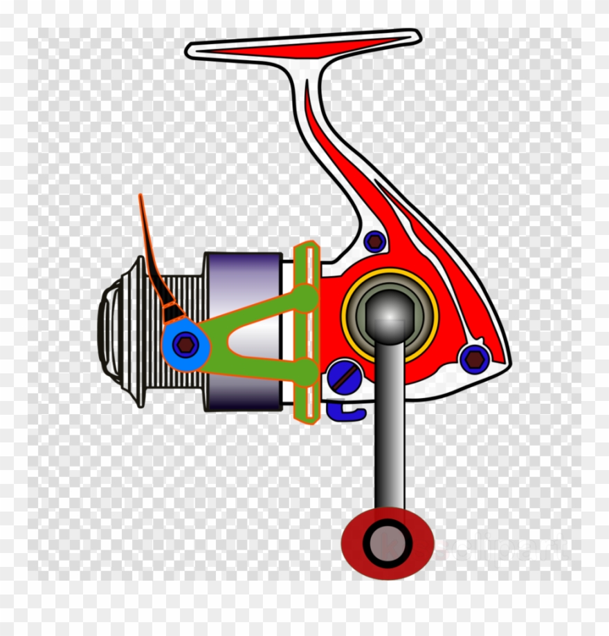 Fishing Reel Clipart Fishing Reels Spin Fishing Clip - Fishing Reel - Png Download