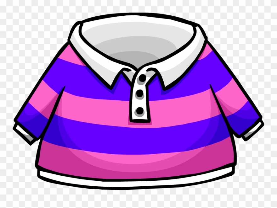 Clipart Shirt Stripe Shirt - Ropa De Club Penguin - Png Download