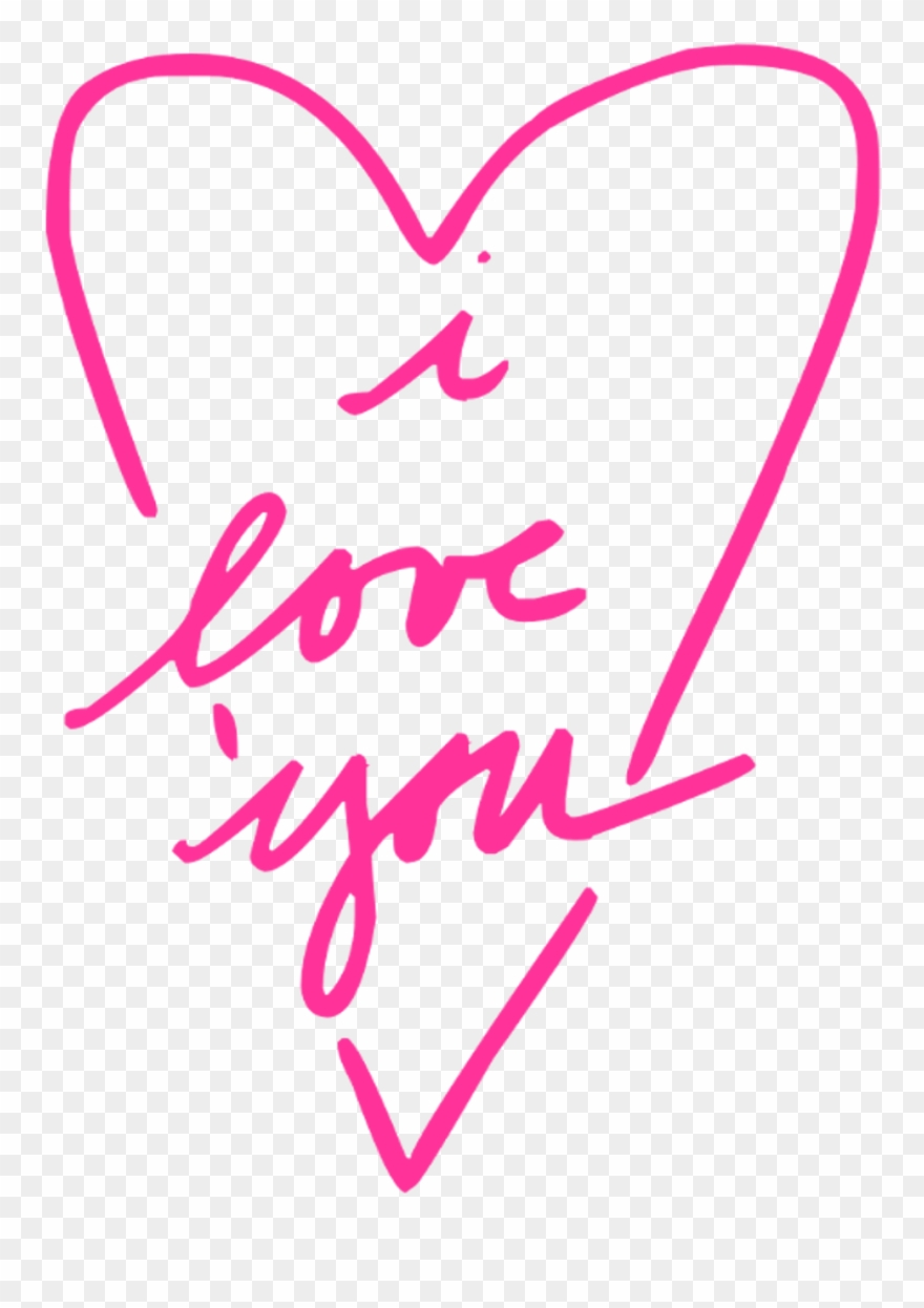 I Love You Clipart - Liebe Sie Rotes Herz Karte - Png Download