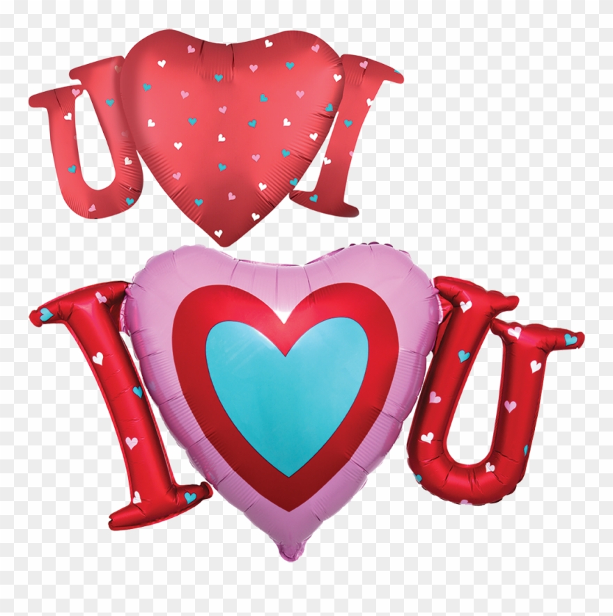 Satin Infused I Heart You - 33"pkg Satin Infused I Heart You Clipart