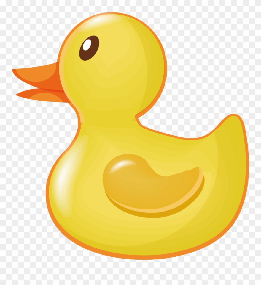 Duck Yellow Clip Art - Rubber Ducky Emoji - Png Download