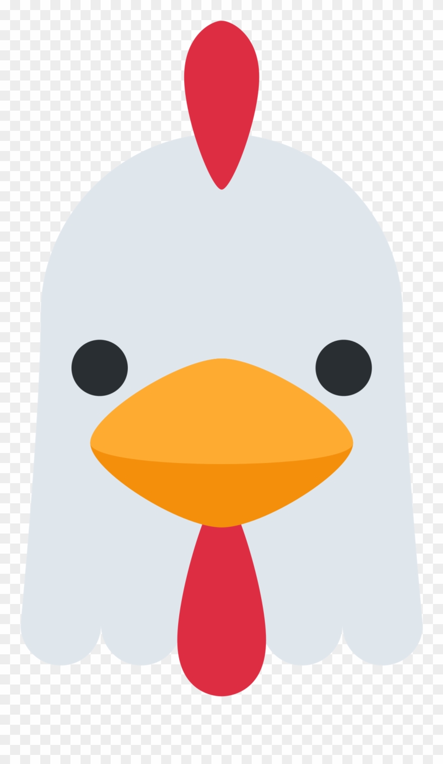 Open - Chicken Emoji Facebook Clipart