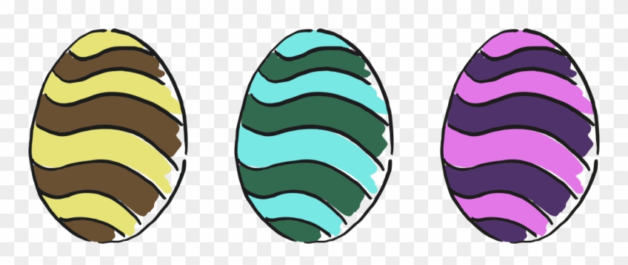 Easter Eggs - Clip Art - Png Download