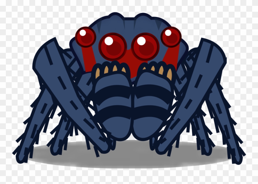 Peo-jumping Spider Red - Red-backed Jumping Spider Clipart