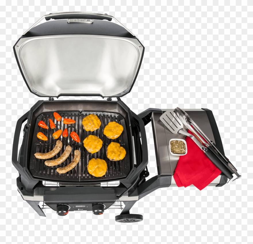Pulse 2000 Grill With Cart - Weber Pulse 2000 Clipart