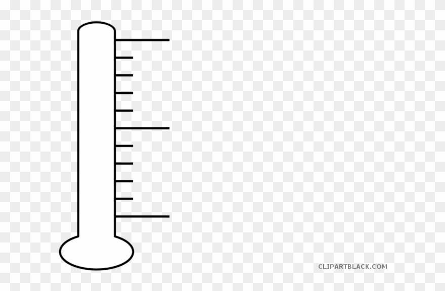 Blank Thermometer Clipart - Parallel - Png Download