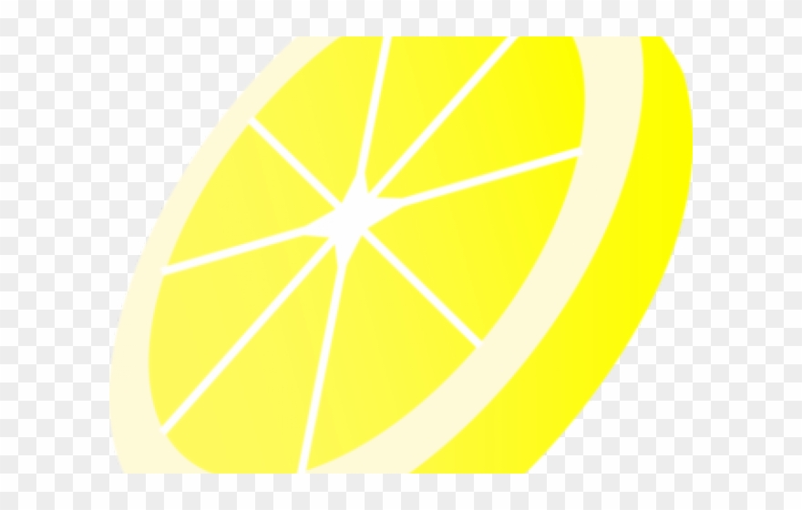 Lemon Clipart Circle - Lemon - Png Download