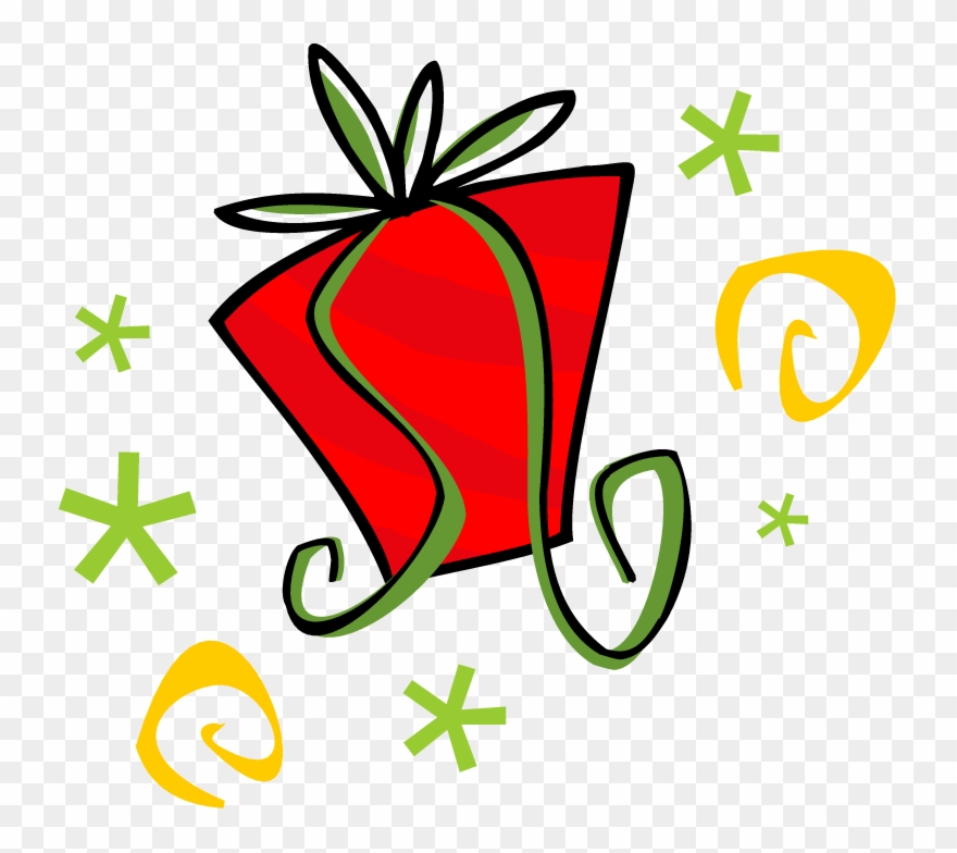 Christmas Present Vector Clip Art Download Options - Christmas Present Clipart - Png Download