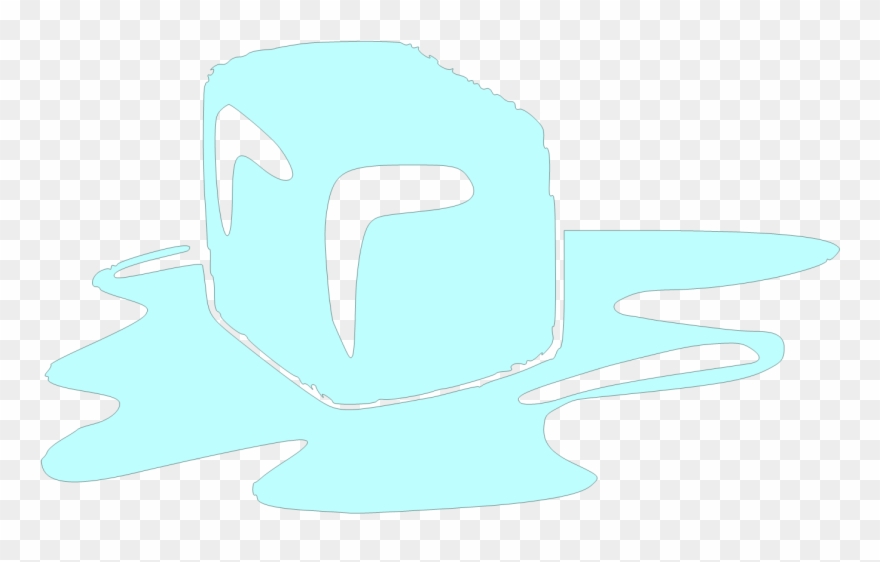 Melting Ice Paper Clipart