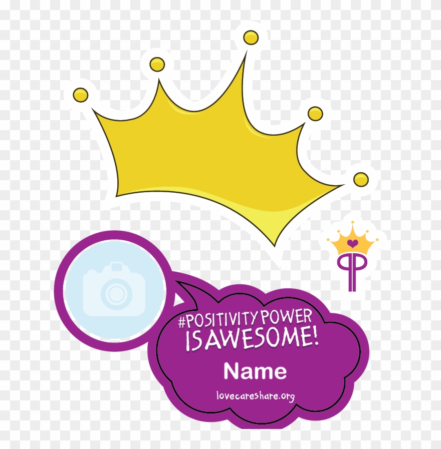 Positivity Princess T-shirt - Princess Of Positivity Clipart