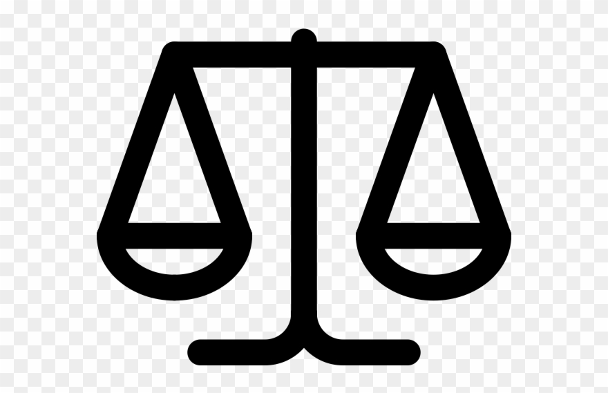 Balance Scale Rubber Stamp Clipart
