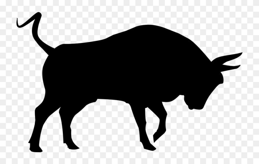 Angus Kids Bull - Bull Silhouette Clipart