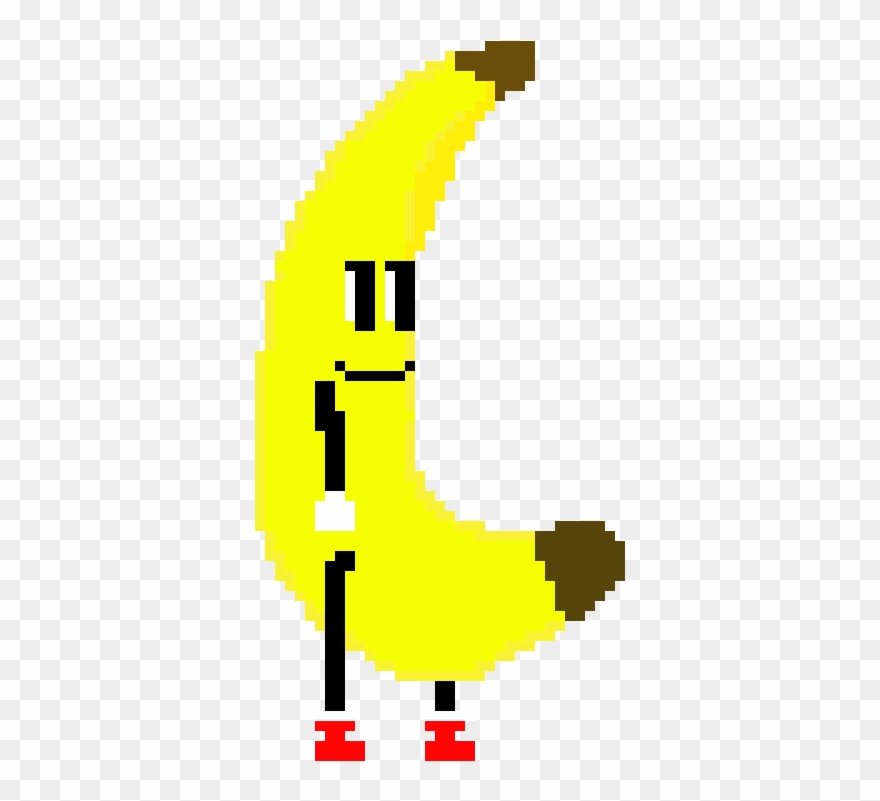 Pixel Clipart Banana - Graphic Design - Png Download